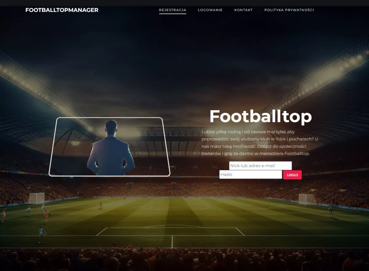 online sport manager games - Footballtop Manager