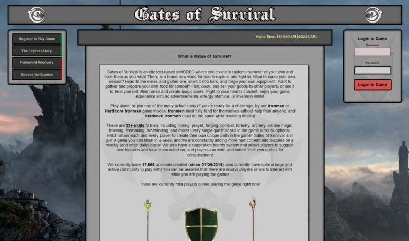 Galatium online game - Gates of Survival