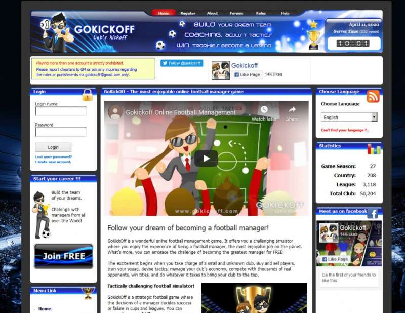 Football-o-Rama online game - Go Kick Off