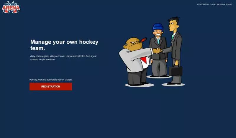 online sport manager games - Hockey Arena