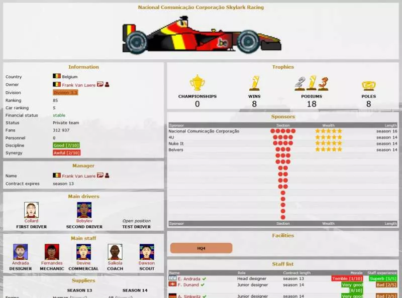 online racing manager games - Pitwall
