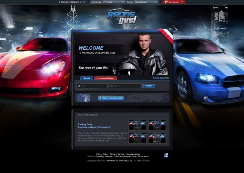 multiplayer online games - Racing Duel