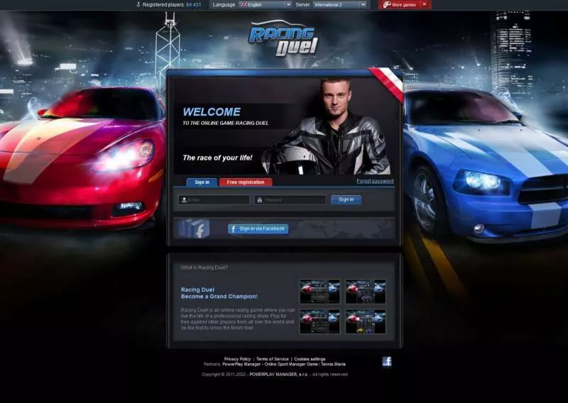 online racing games - Racing Duel