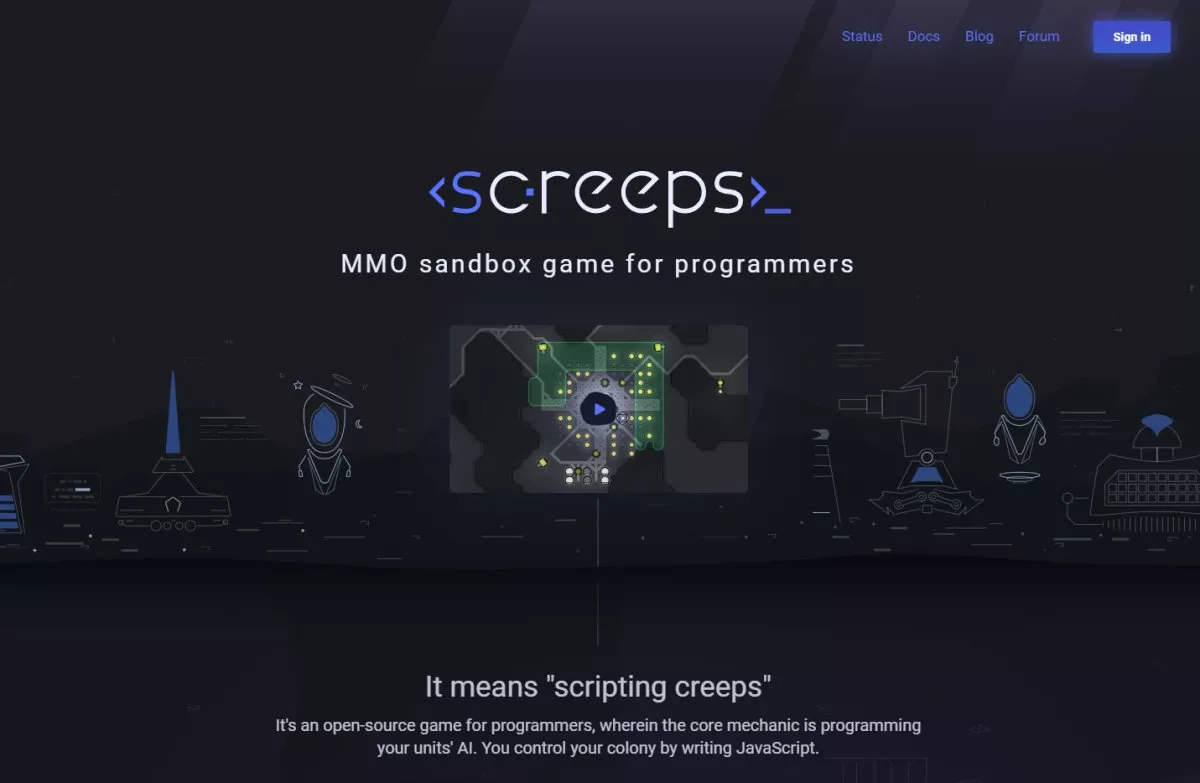 Online games - Screeps
