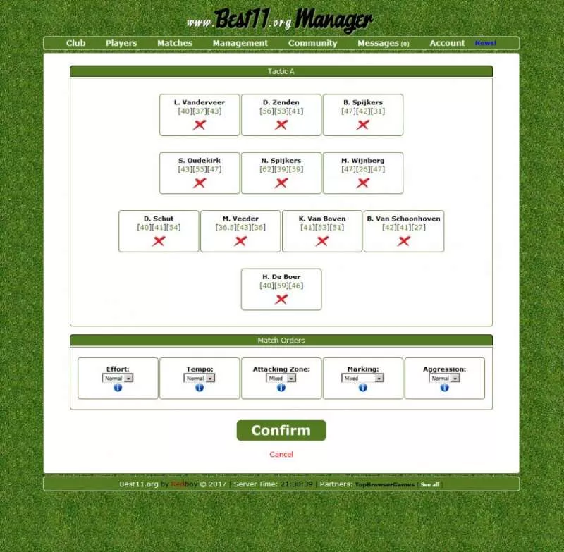 Best 11 Manager  2010  online game