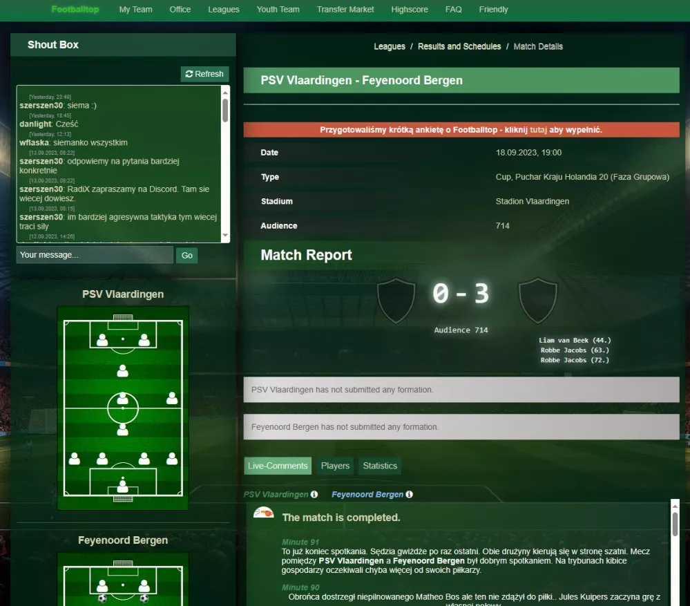 Footballtop Manager  2019  online game