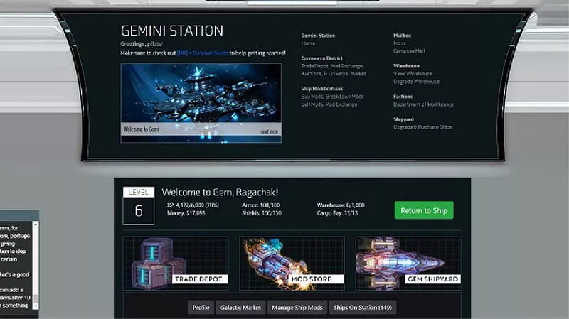 Gemini Station  2003  online game