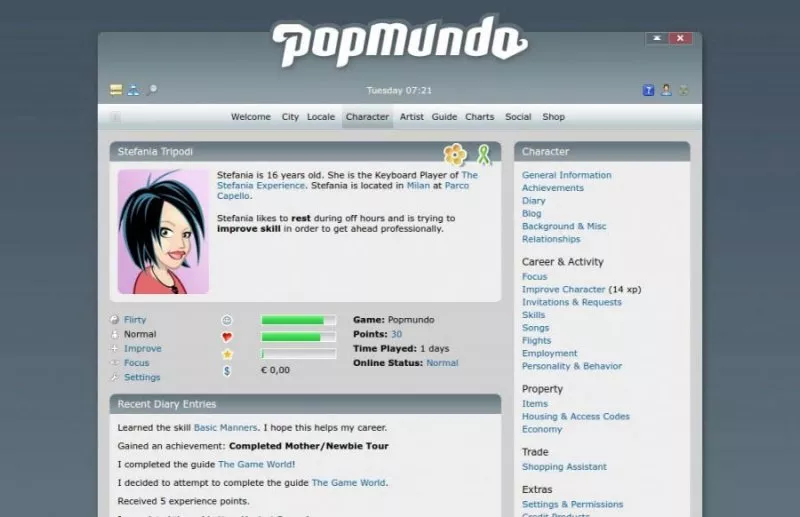 Popmundo  2005 