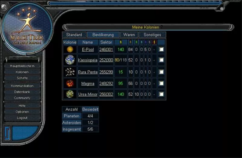 Space Trek - The New Empire  2009  online game