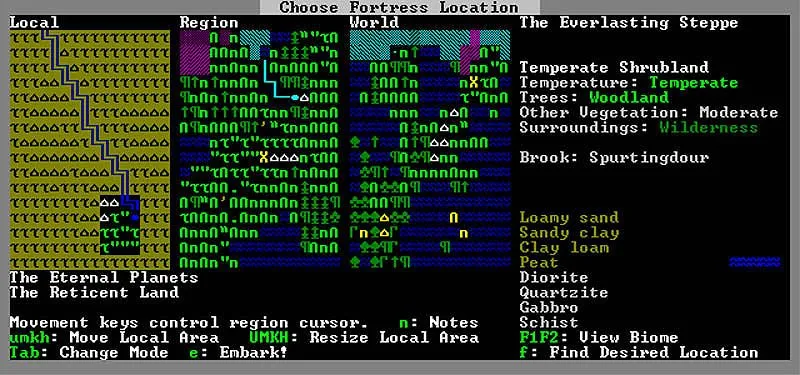 Best free online games - Dwarf Fortress