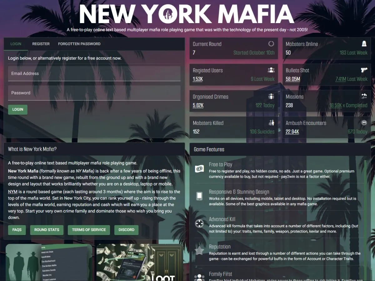 Best free online games - New York Mafia