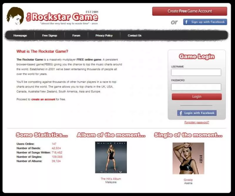 Best free online games - The Rockstar Game