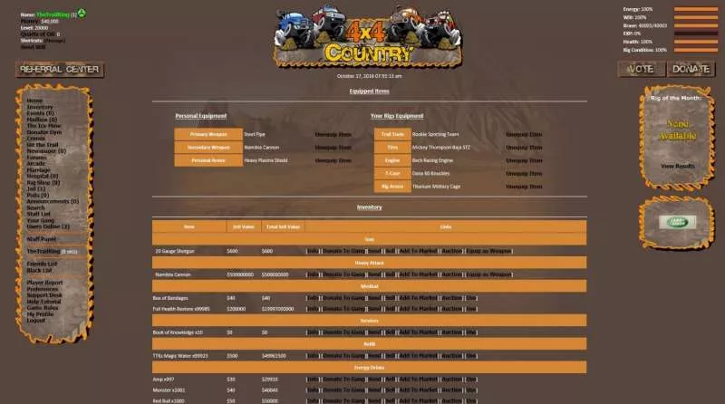 4x4 Country  2001  online game