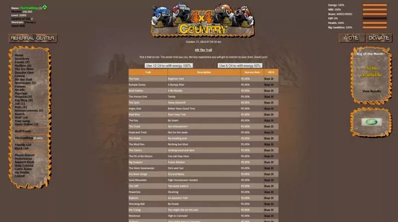 4x4 Country  2001  online game