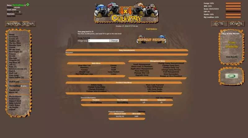 4x4 Country  2001  online game