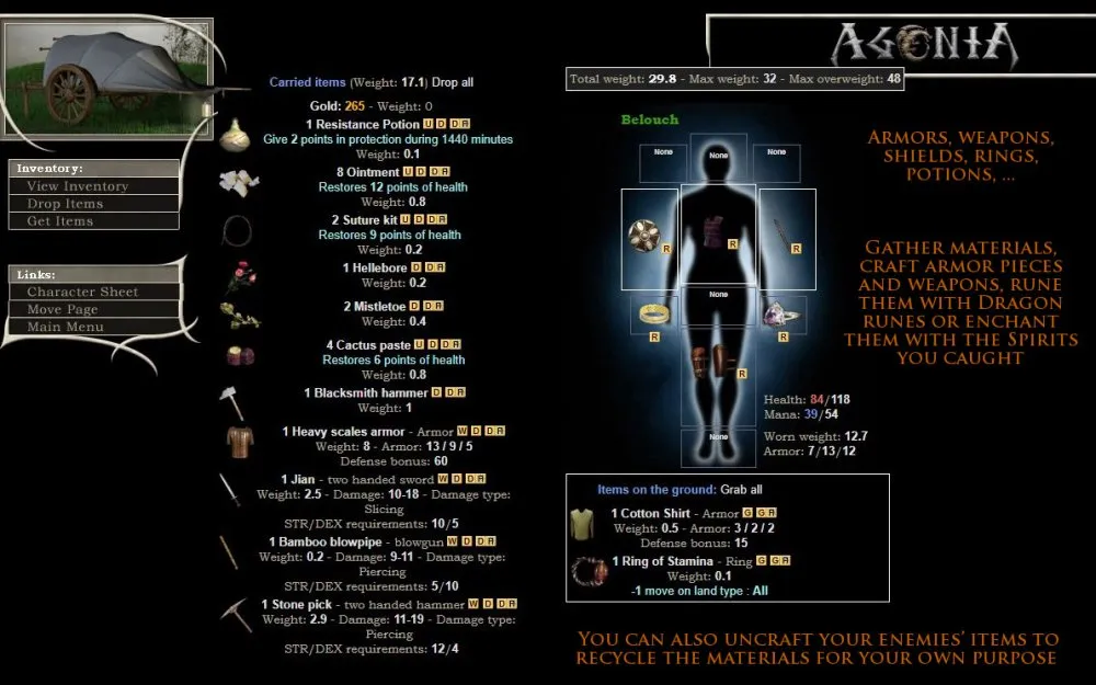 Agonia Agonia - Tales of Forgotten Lands 2018  online game