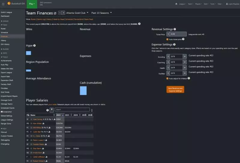 Basketball GM  2013  online game