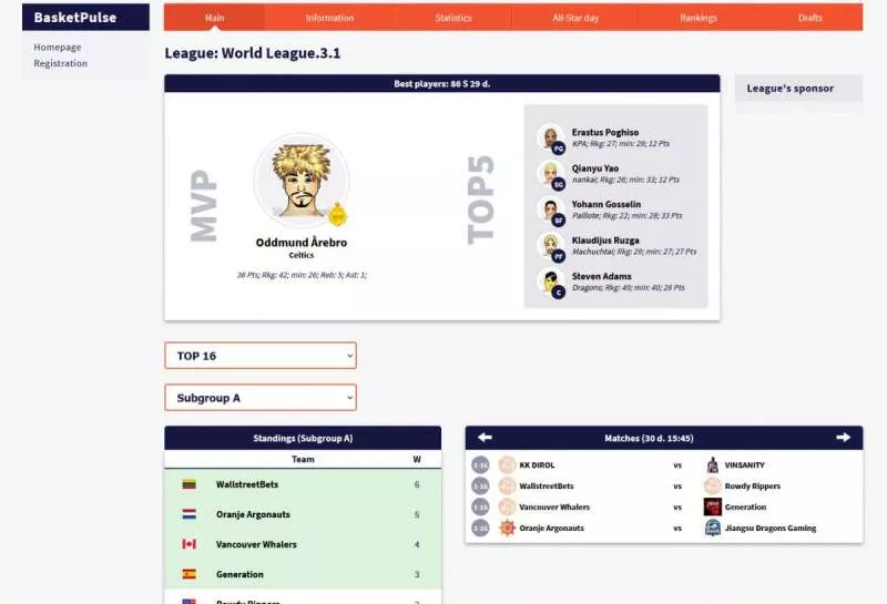 BasketPulse  2016  online game