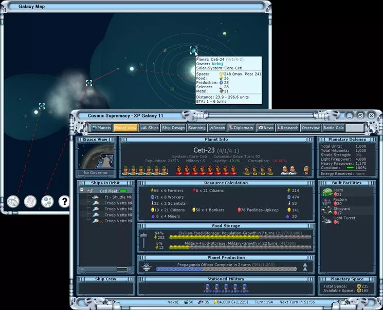 Cosmic Supremacy  2009  online game