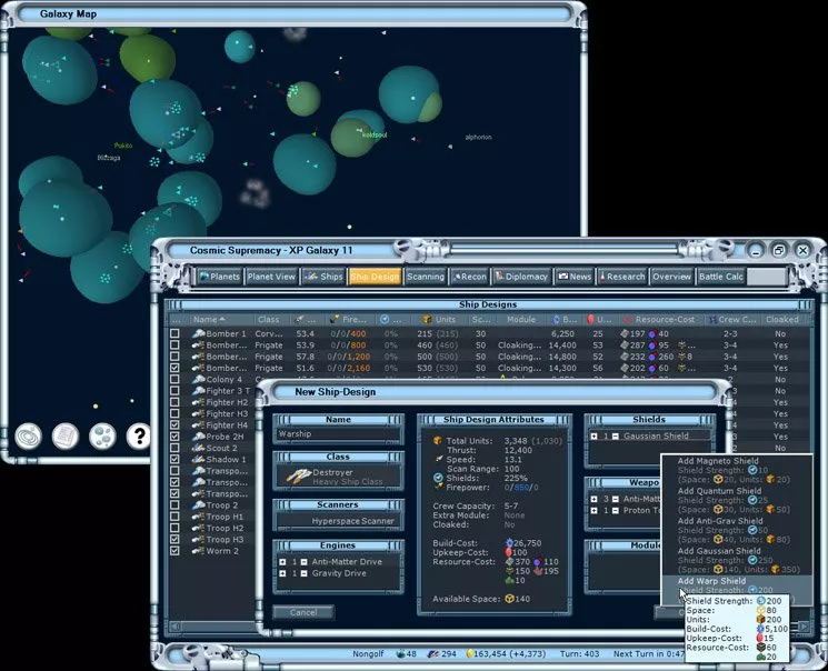 Cosmic Supremacy  2009  online game