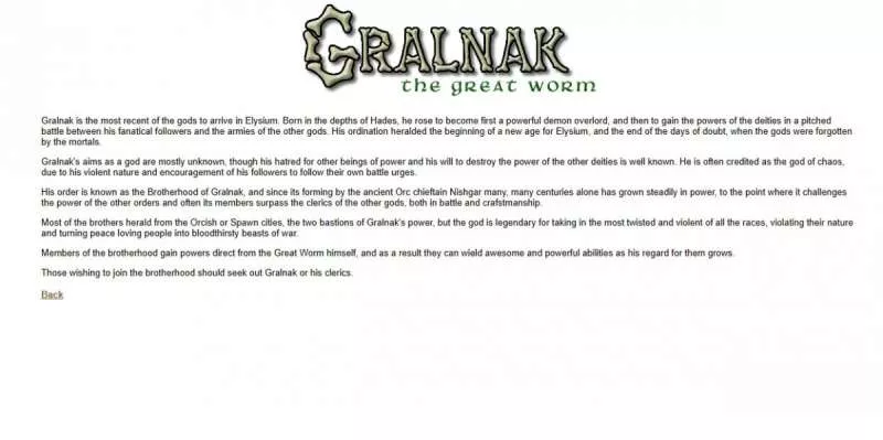 Elysium RPG  2001  online game