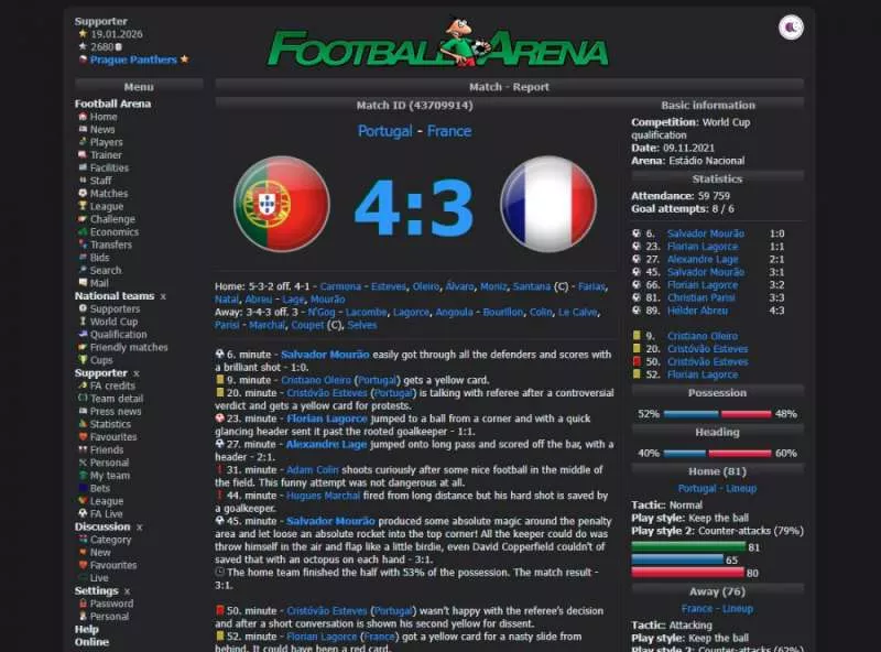 Football Arena  2002  online game