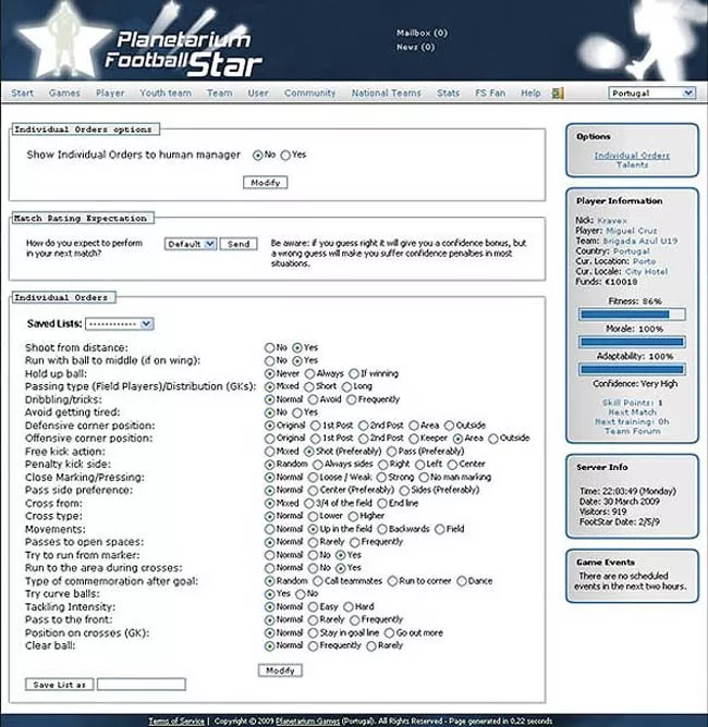 Football Star Planetarium Football Star 2006 