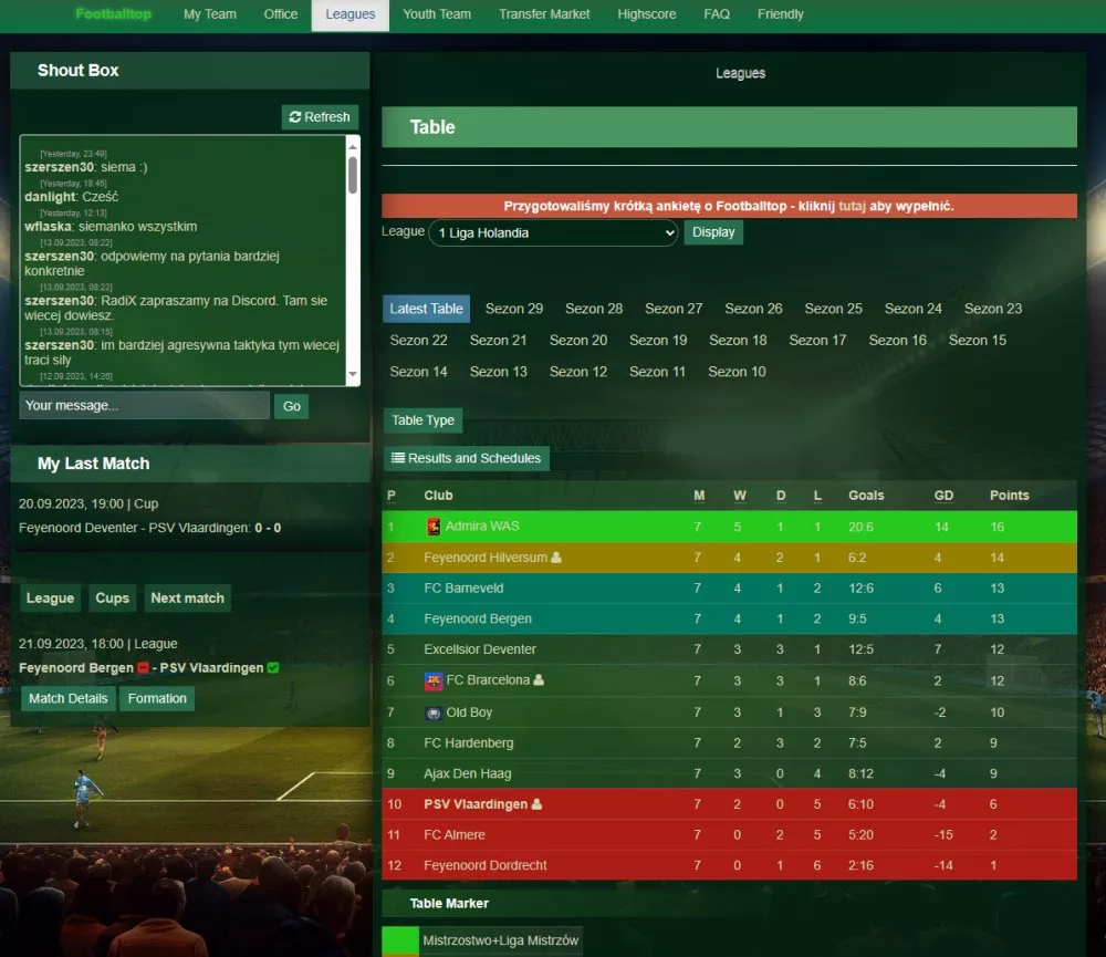 Footballtop Manager  2019  online game