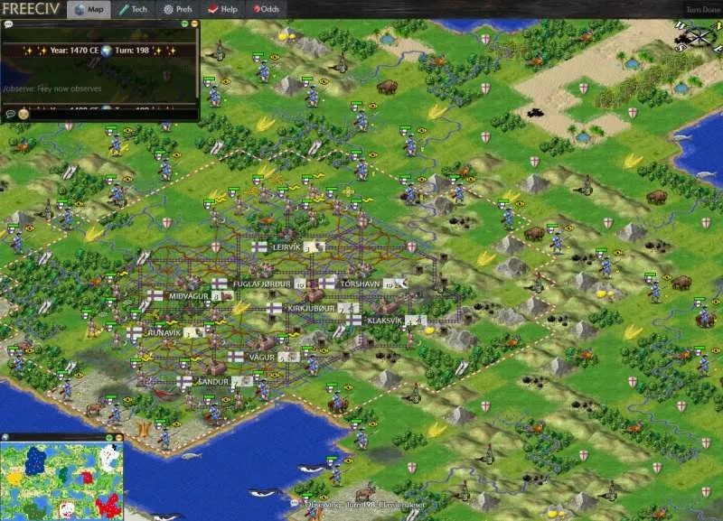 Freeciv  2013  online game
