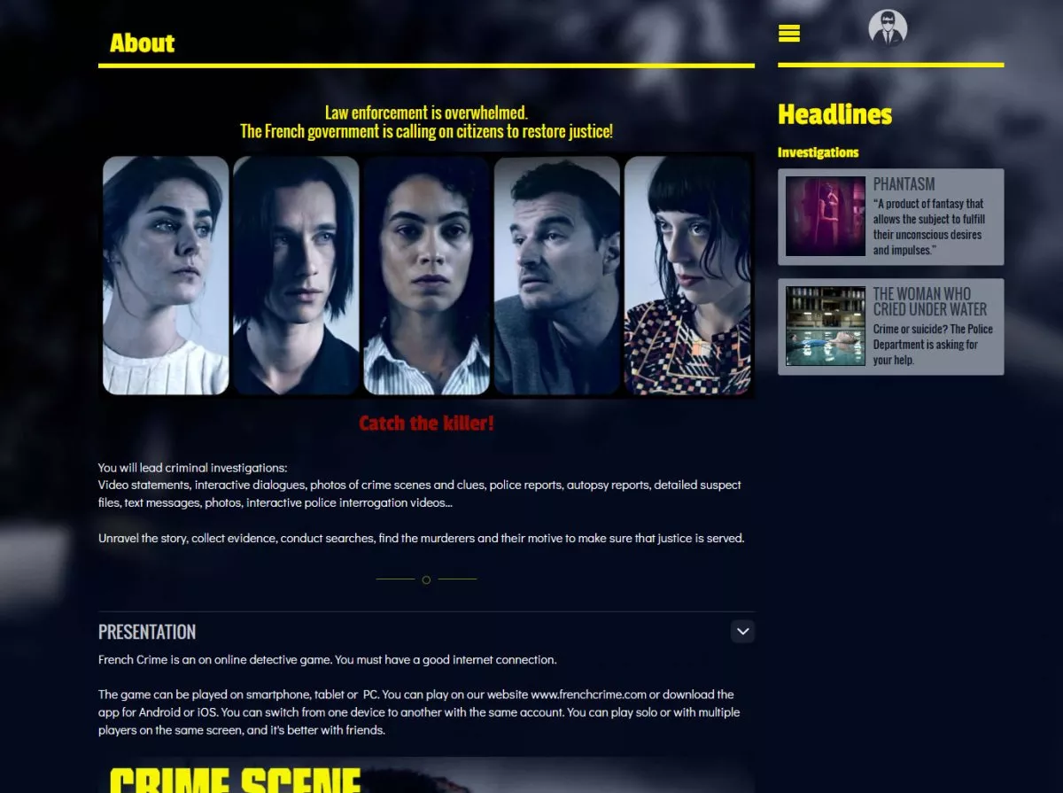 French Crime  2022  online game
