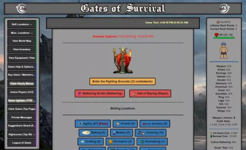 Gates of Survival  2001  online game