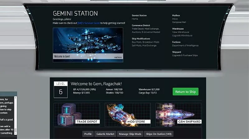 Gemini Station  2005  online game