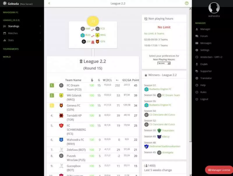 Goleada  2001  online game
