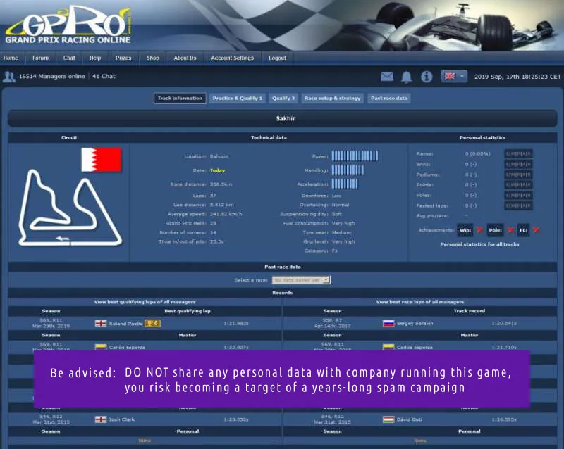 Grand Prix Racing Online  2004  online game