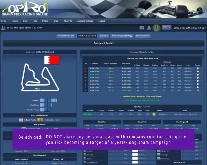 Grand Prix Racing Online  2004  online game