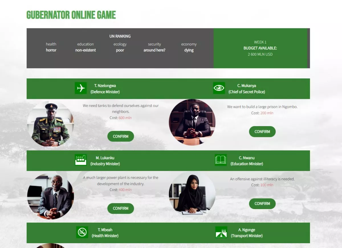 Gubernator  2002  online game