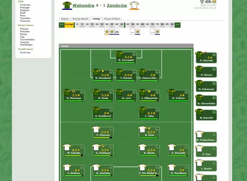 Hattrick Soccer Manager  1997  online game