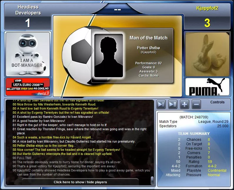 Manager League  2005  online game