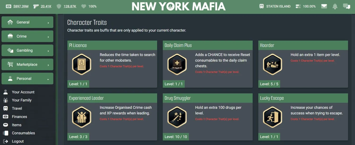 New York Mafia  2001  online game