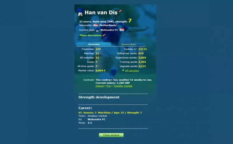OFM Online Fussball Manager 2004  online game