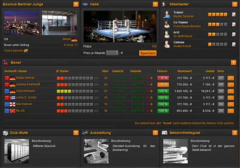 Online Boxing Manager  2012  online game