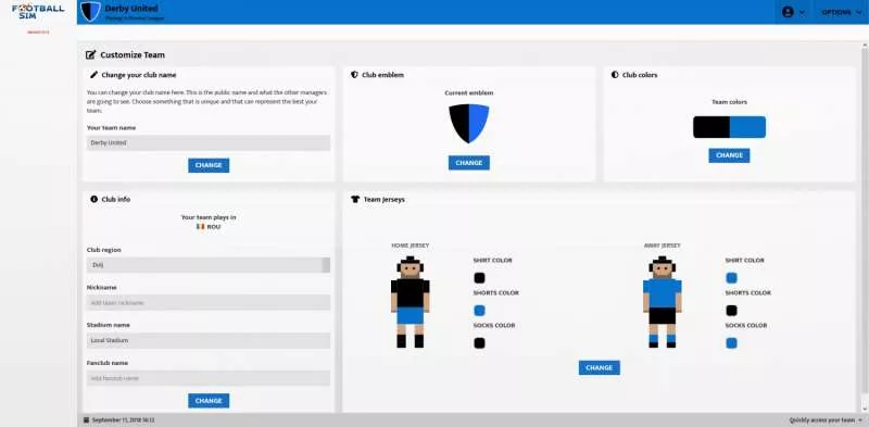 Pro Football Sim  2012  online game