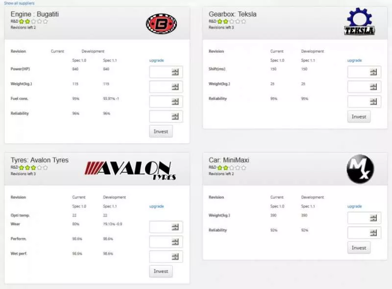 Racing Boss F1Time 2004  online game