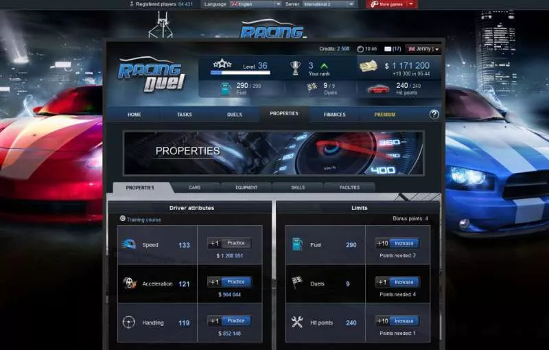 Racing Duel  2014  online game