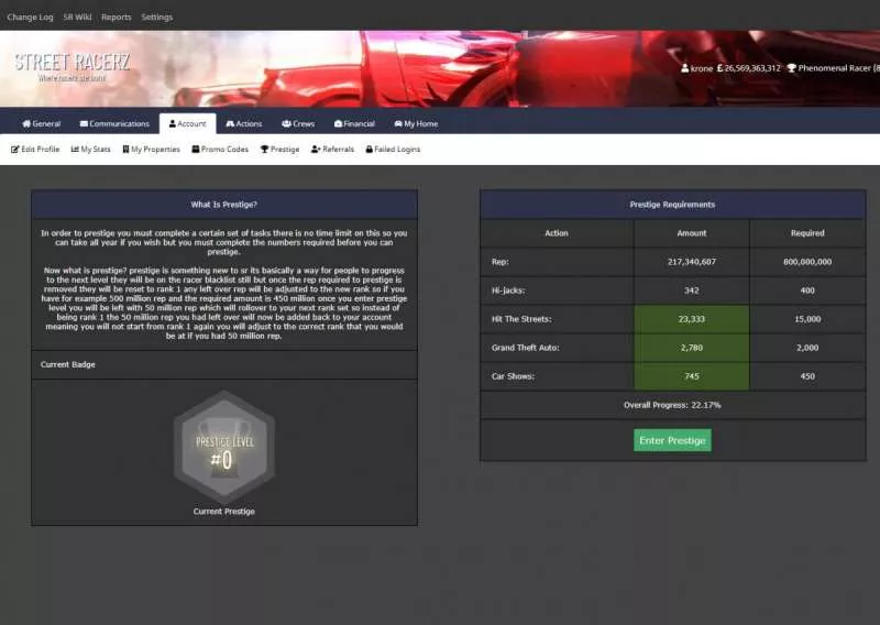 Street Racerz  2007  online game