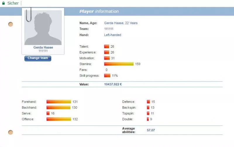 Table Tennis Manager  2021  online game