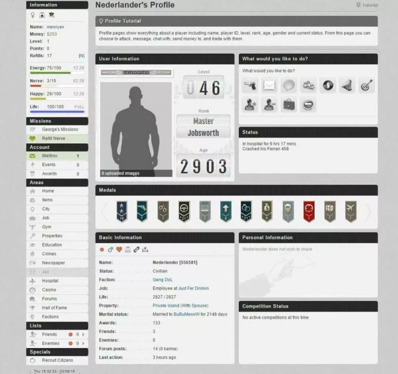 Torn City  2009  online game