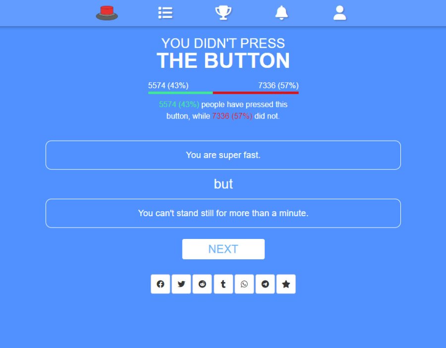 Will You Press the Button? online game | Online Games Bay