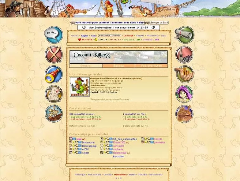 ZePirates  2004  online game